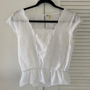 White Cotton Top